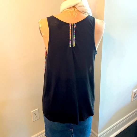 3 for $20 bundle H&M floral front razor zippered black back t shirt. - Picture 3 of 6